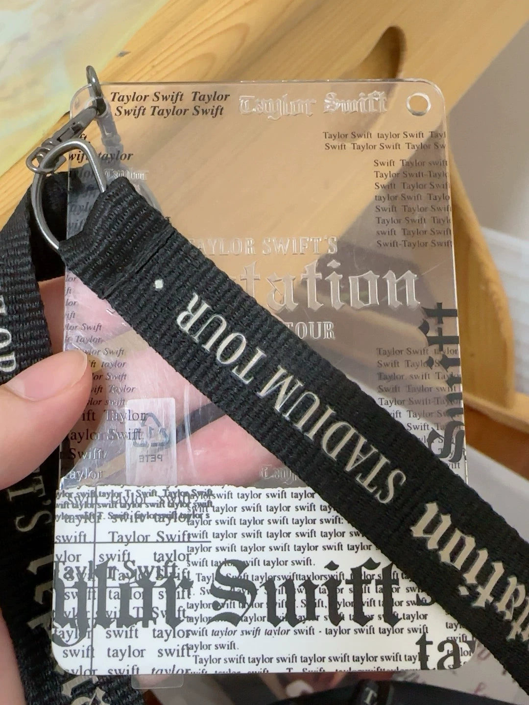 Taylor Swift – Reputation Stadium Tour – VIP Lanyard and Pass – actual item photograph 2