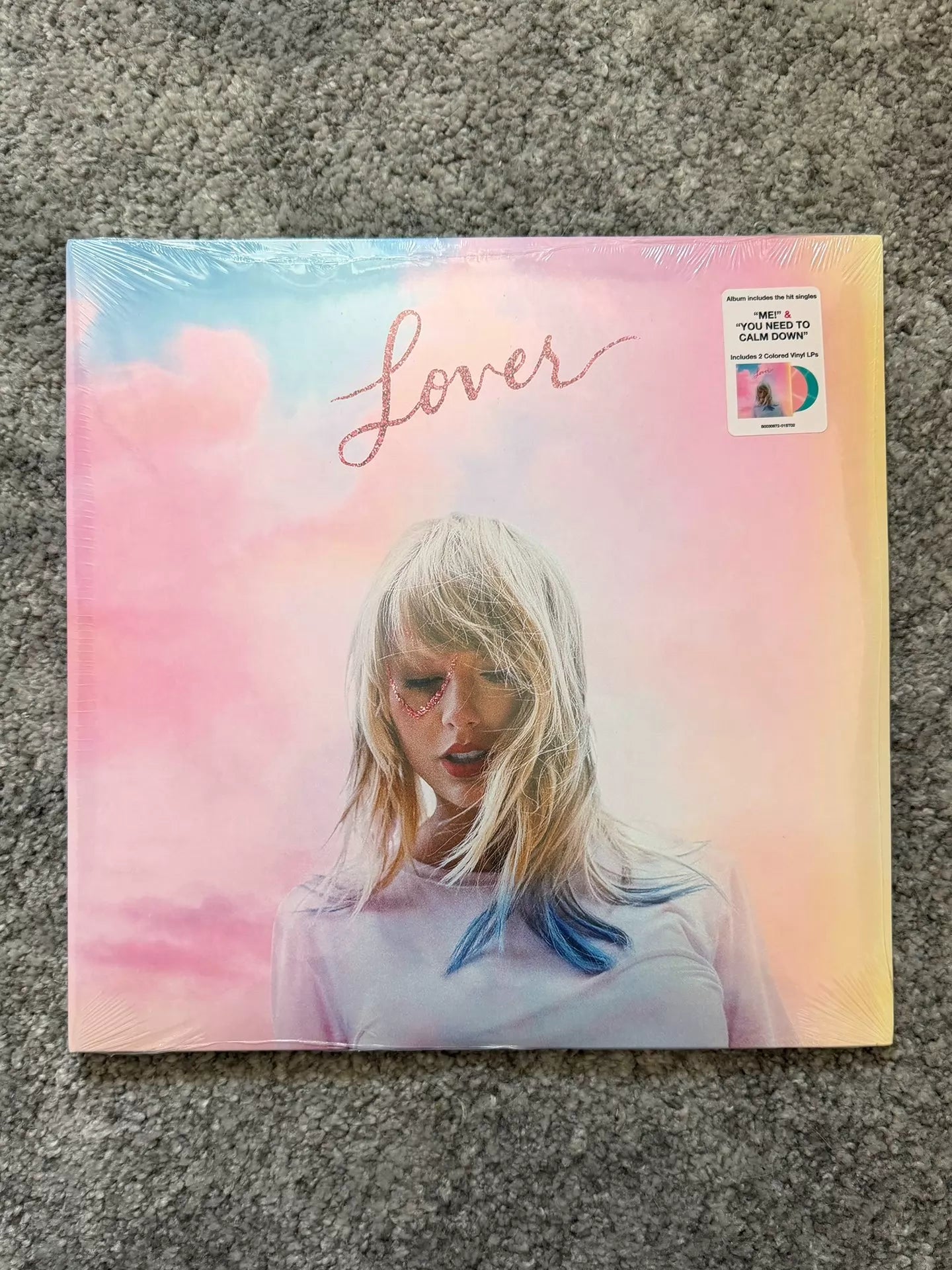 Taylor Swift — Lover Pink & Blue Vinyl 2LP — Sealed