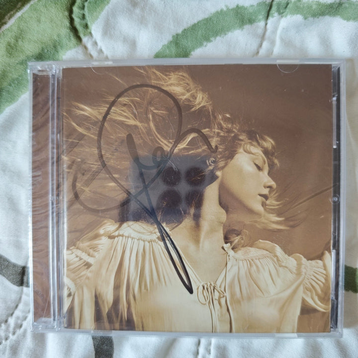 Taylor Swift – Fearless (Taylor's Version), Seller-Listed Signed CD with Ink Bleed