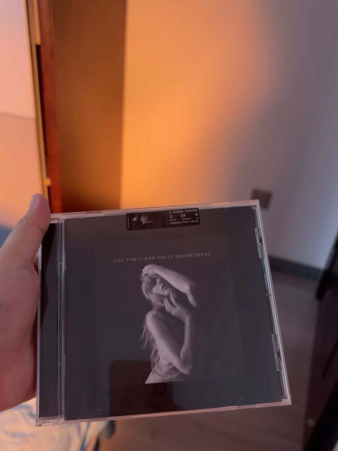 Taylor Swift – The Tortured Poets Department: The Black Dog CD — front view