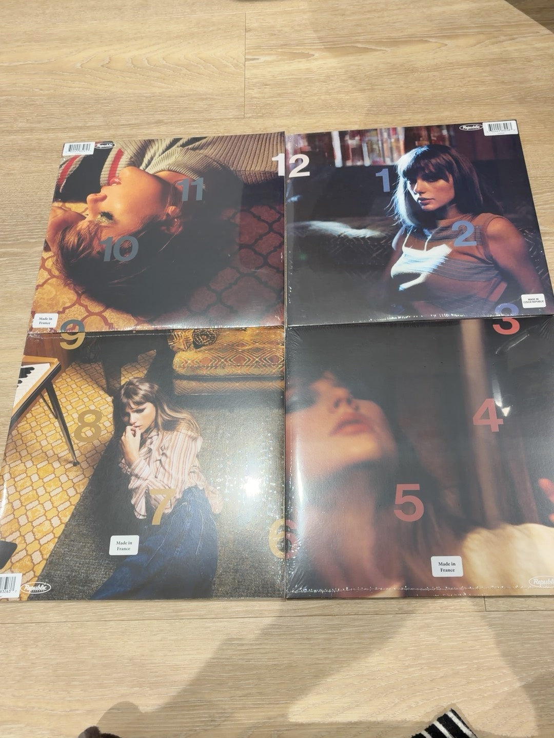 Taylor Swift – Midnights Four Signed Vinyl Editions Set