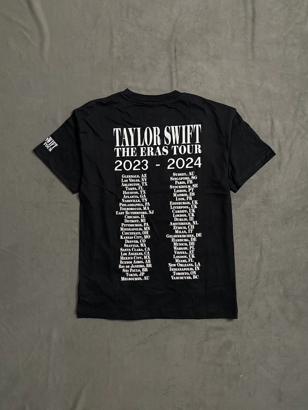 Taylor Swift – The Eras Tour Black Graphic T-Shirt – photograph 5