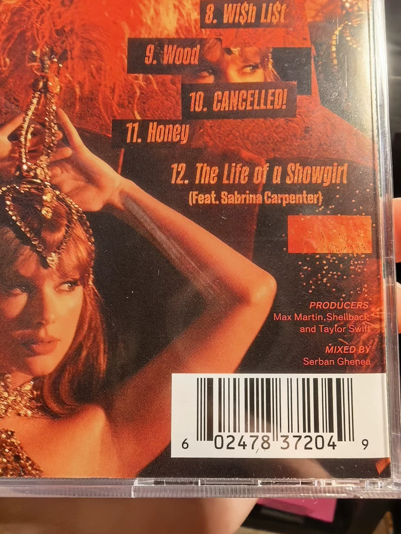 Taylor Swift – The Life of a Showgirl CD with Lyric Booklet & Poster