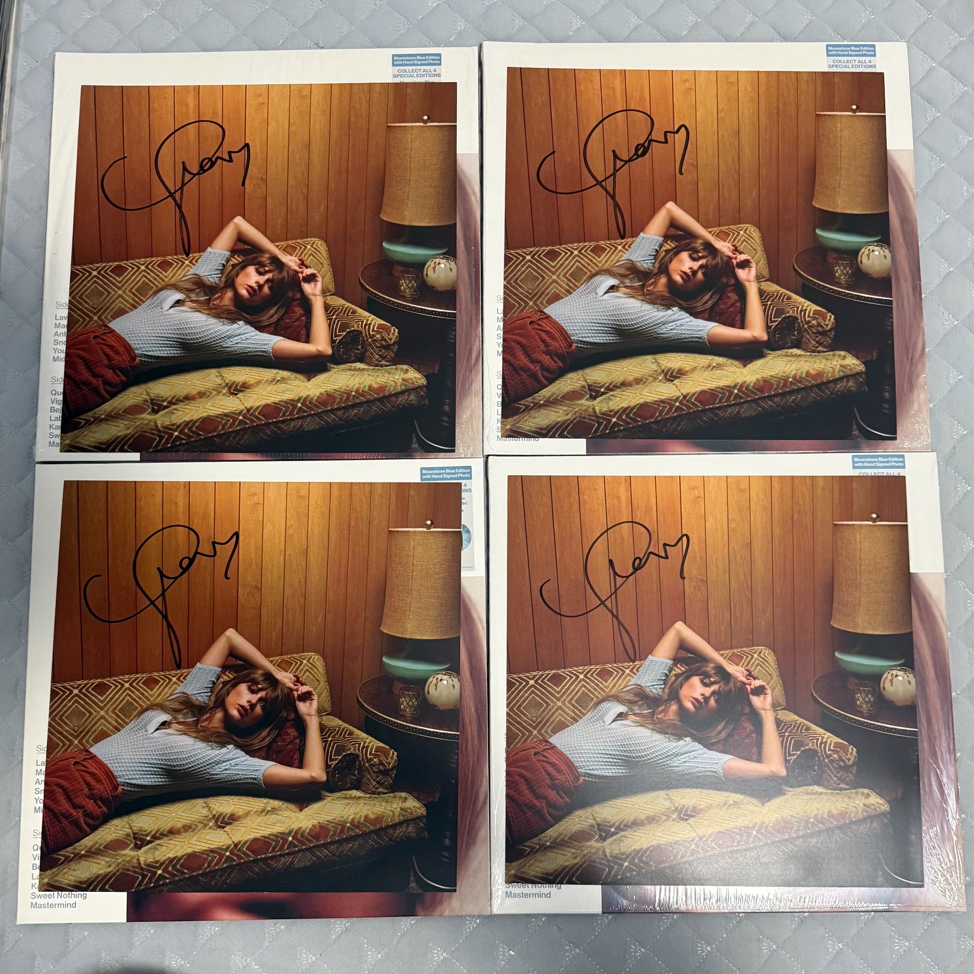 Taylor Swift – Midnights Moonstone Blue Signed Vinyl