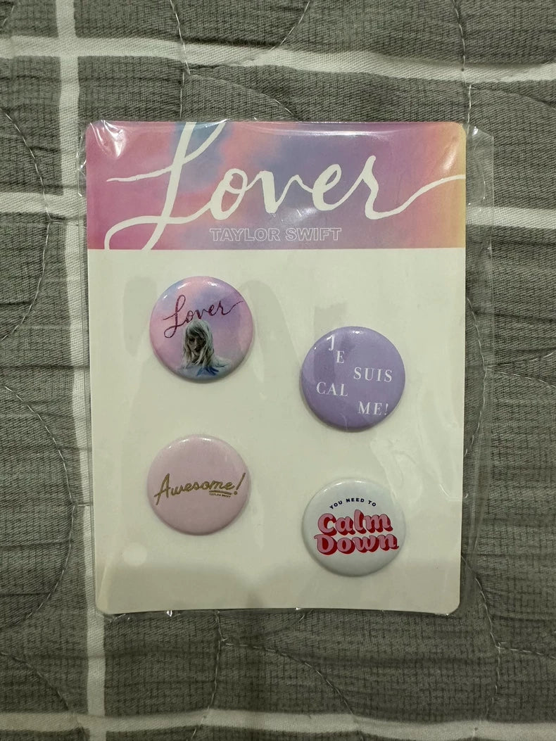 Taylor Swift – Lover You Need To Calm Down / Awesome Pin Set – photo 1