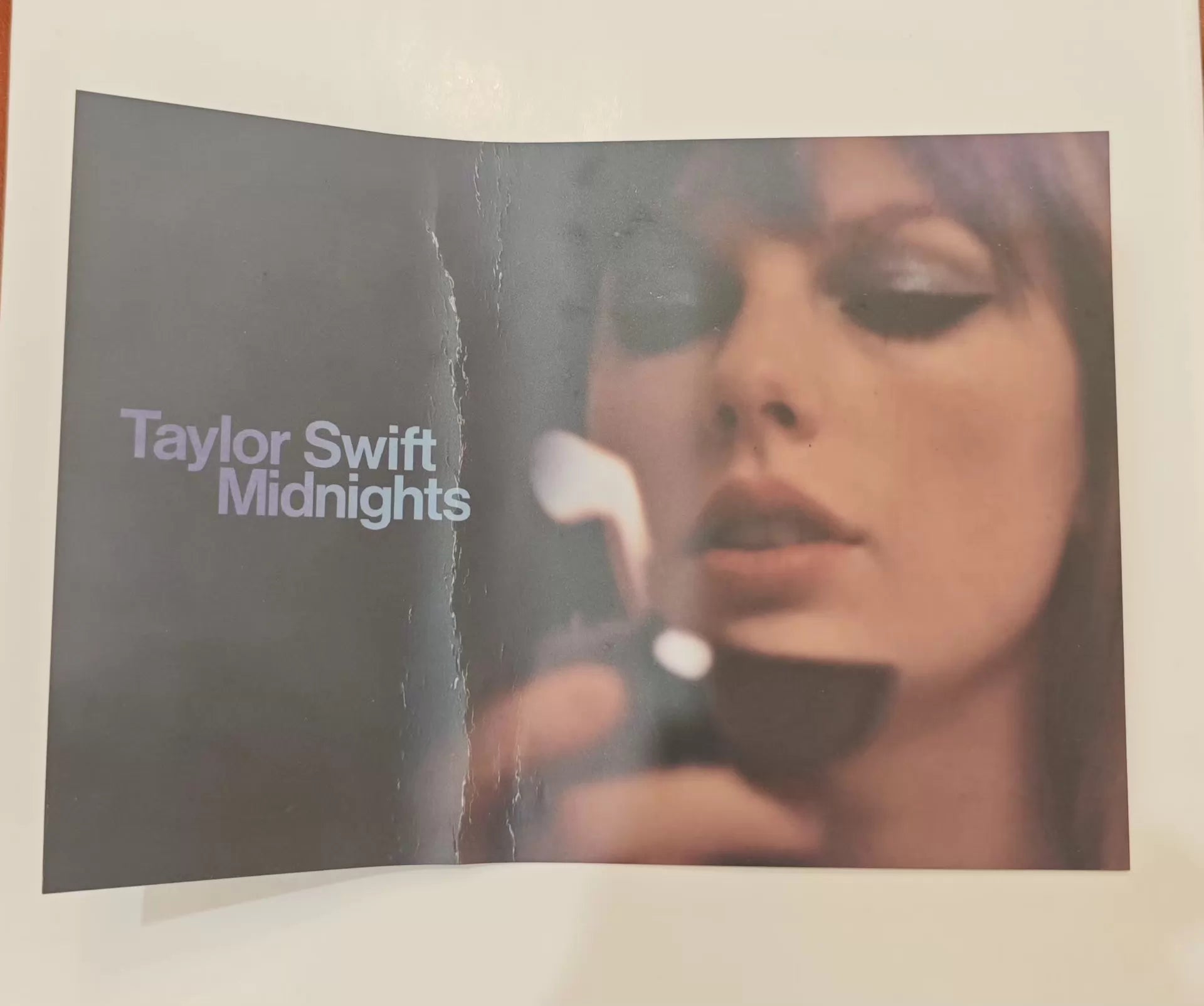 Taylor Swift — Midnights 2023 Official Calendar Card — Hong Kong