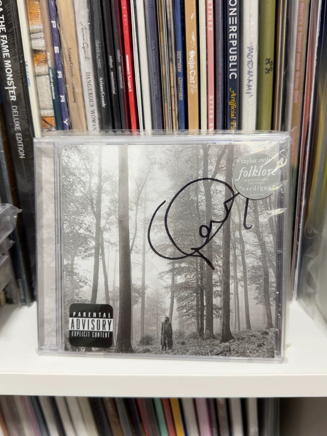 Taylor Swift – folklore Signed CD — front view