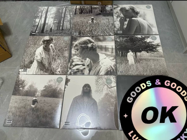 Taylor Swift – Folklore – Complete Eight US First-Batch Vinyl Editions – Sealed