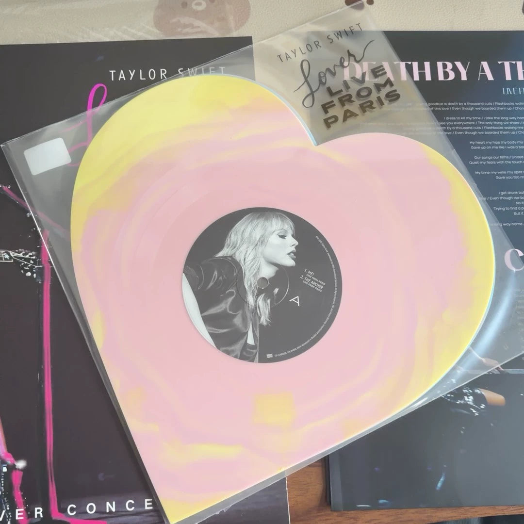 Taylor Swift – Lover Live From Paris – Heart-Shaped Vinyl Set