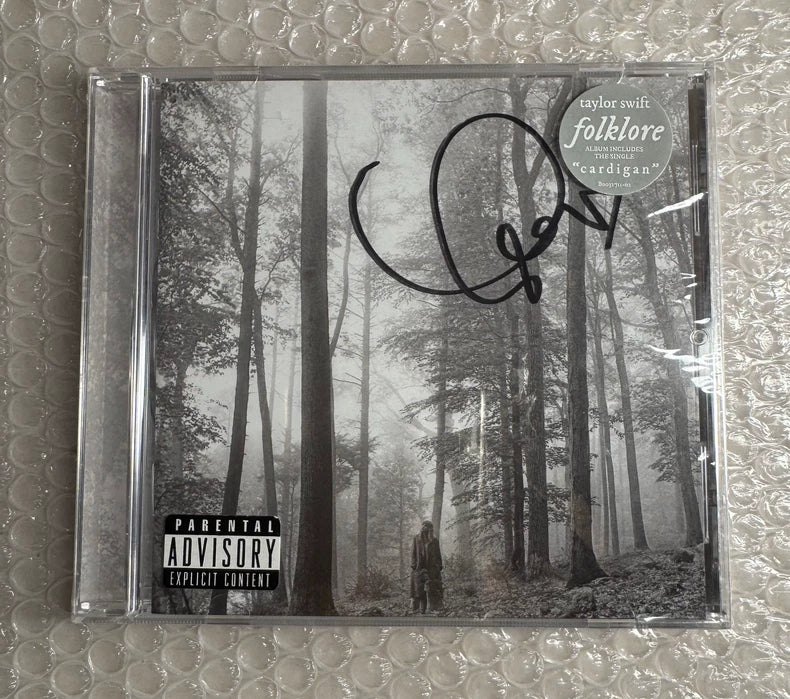 Taylor Swift folklore sealed signed CD