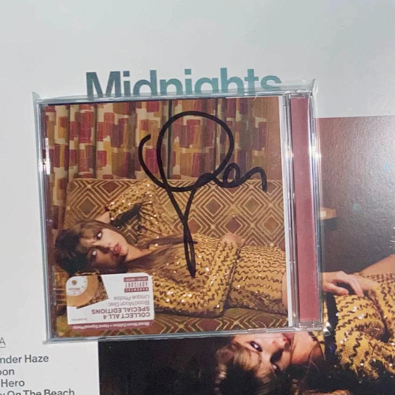 Taylor Swift – Midnights Blood Moon Signed CD, Version 3