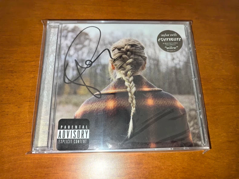Taylor Swift - Evermore Sealed Signed CD