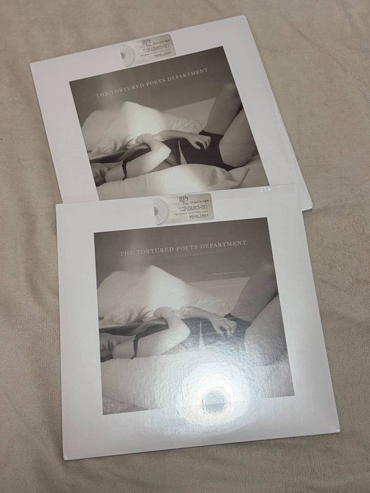 Taylor Swift – The Tortured Poets Department — Ghosted White 2LP, Sealed