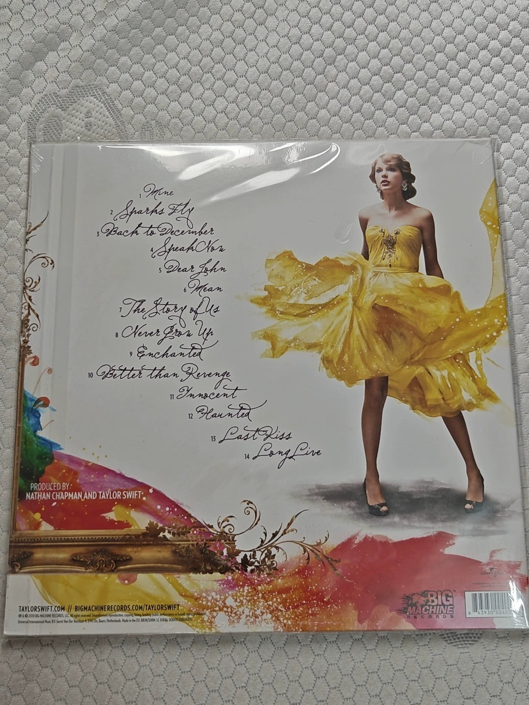Taylor Swift – Speak Now — Original Album 2LP, Opened — actual item photo 2