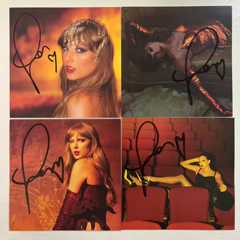 Taylor Swift The Life of a Showgirl Variant 4 signed CD
