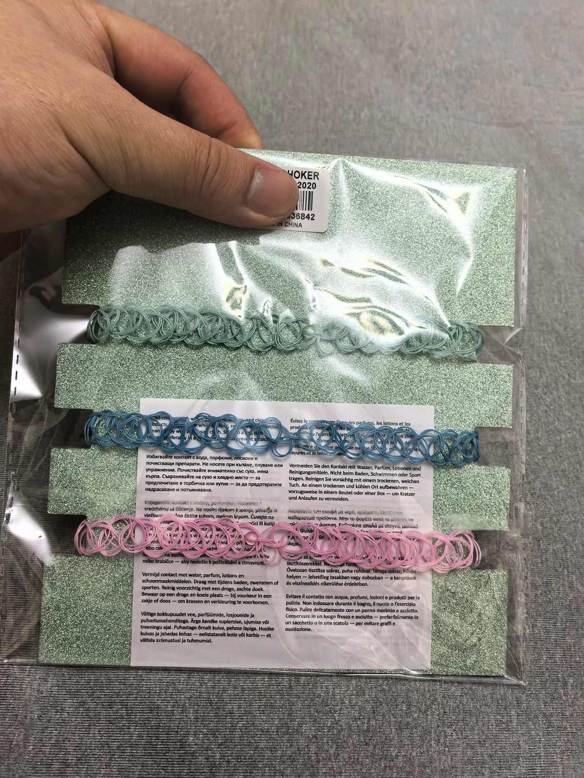 Taylor Swift – The Sky Is Opalite Choker Set, Three Colours – actual item photograph 4