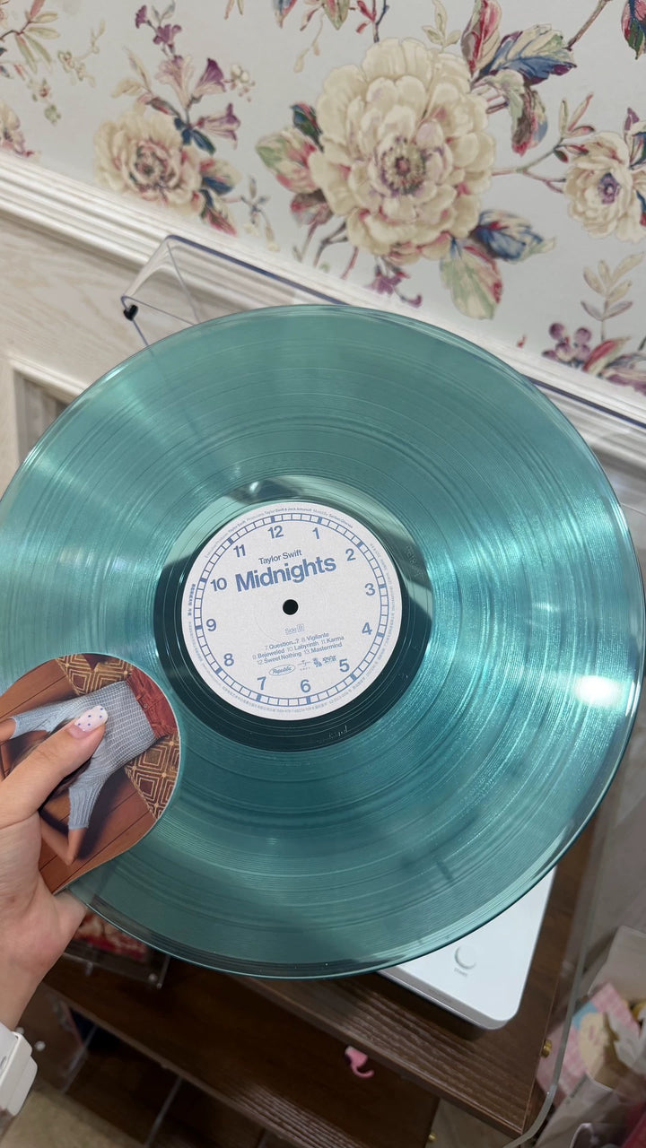 Taylor Swift – Midnights – Moonstone Blue Vinyl LP – Opened