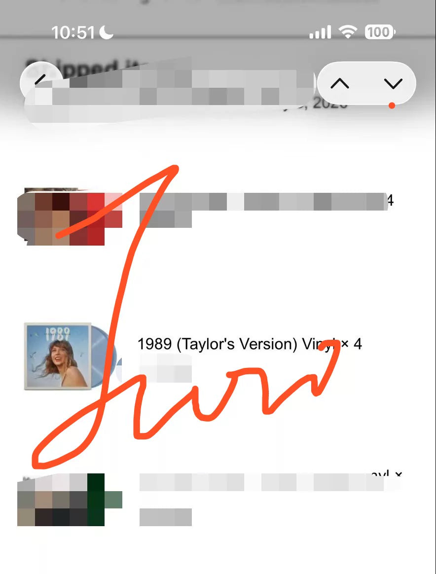 Taylor Swift — 1989 (Taylor's Version) Blue Vinyl 2LP — Sealed — photo 4