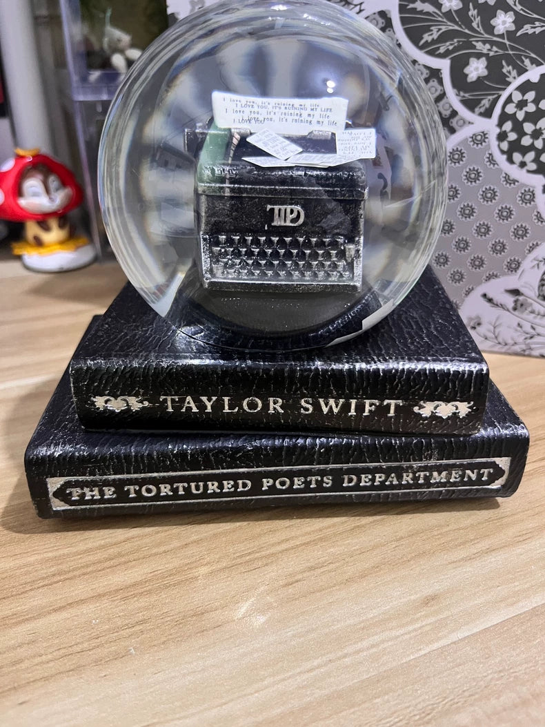 Taylor Swift TTPD Typewriter Snow Globe