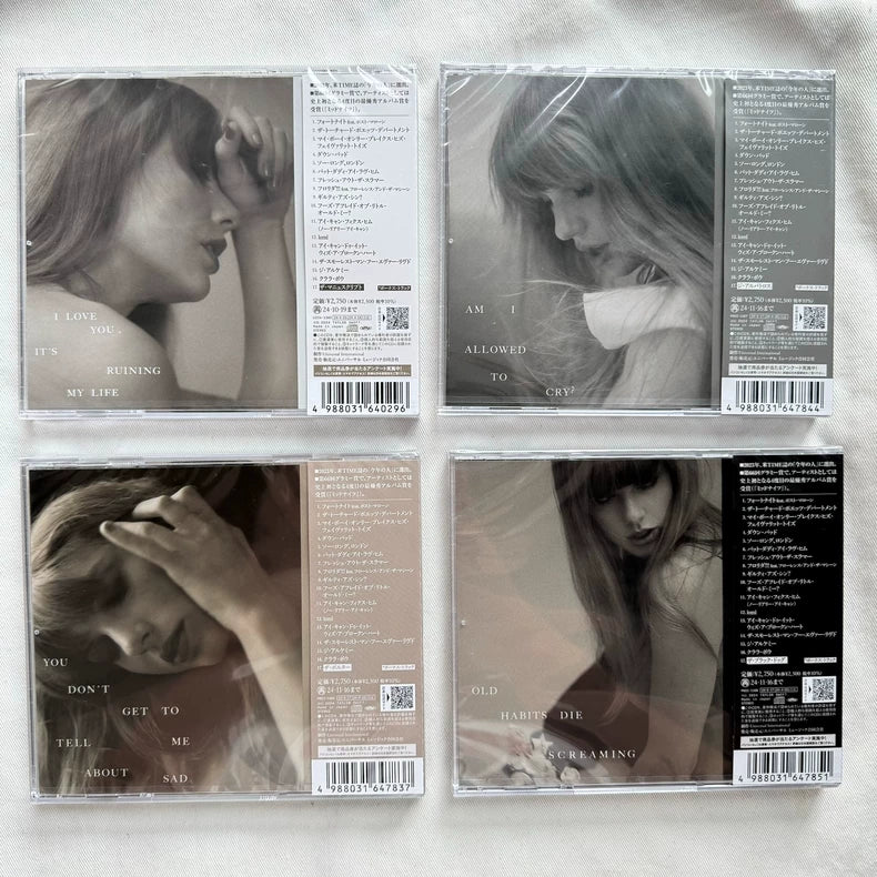 Taylor Swift – The Tortured Poets Department – Four Japanese CD Editions Bundle