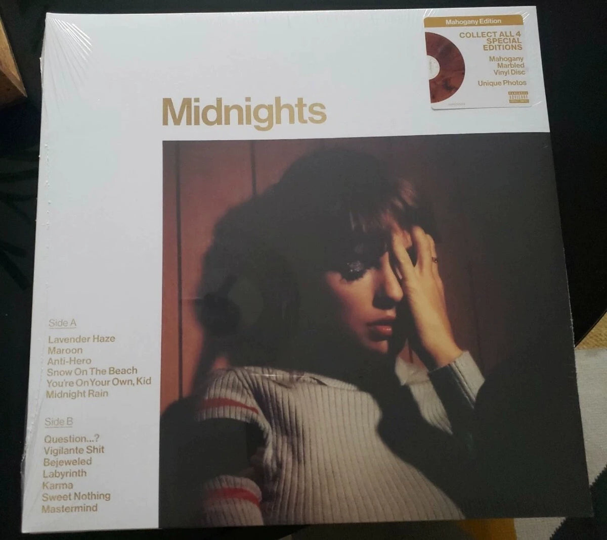Taylor Swift – Midnights – Mahogany Vinyl, Sealed
