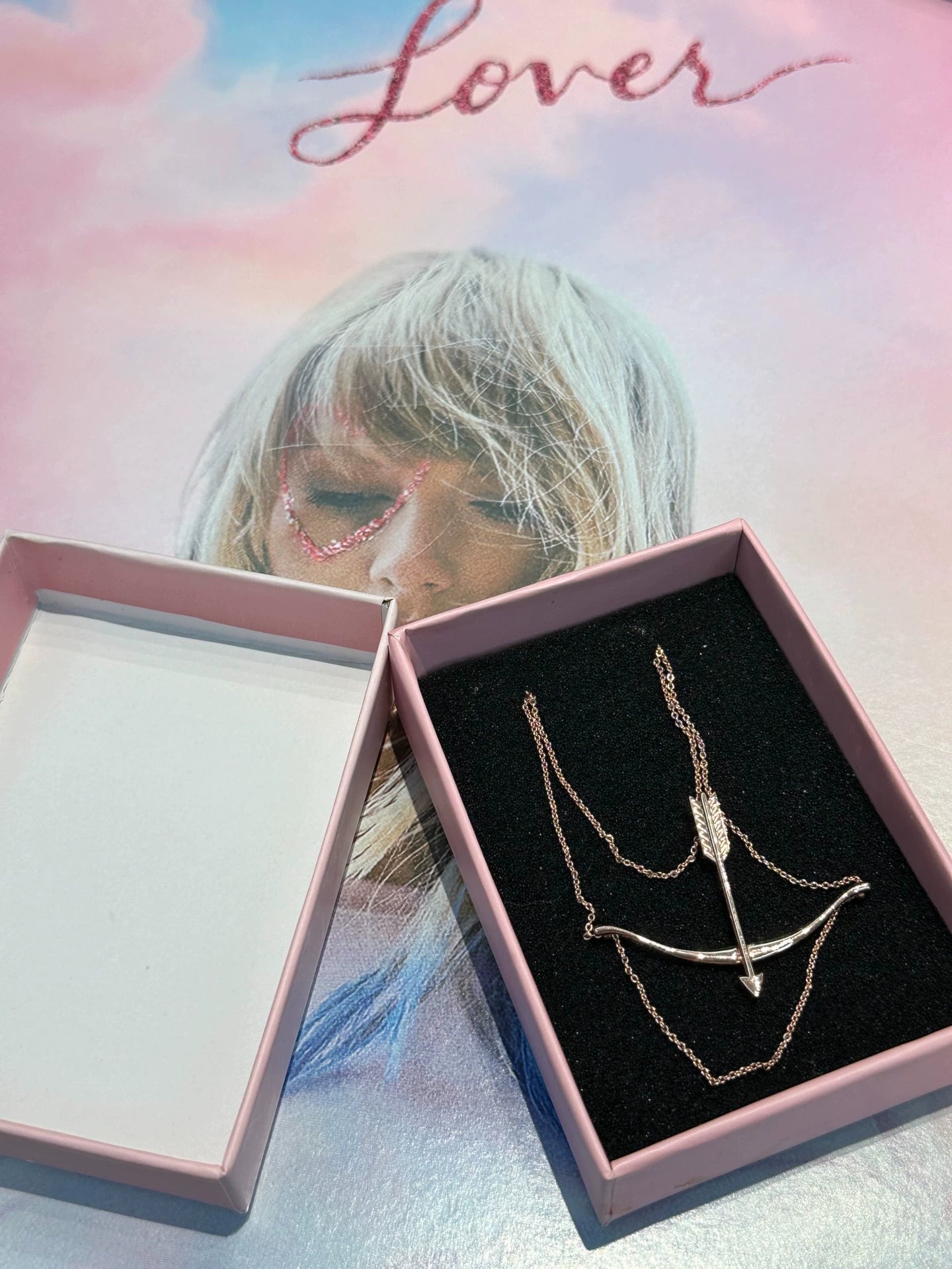 Taylor Swift Lover The Archer rose-gold necklace