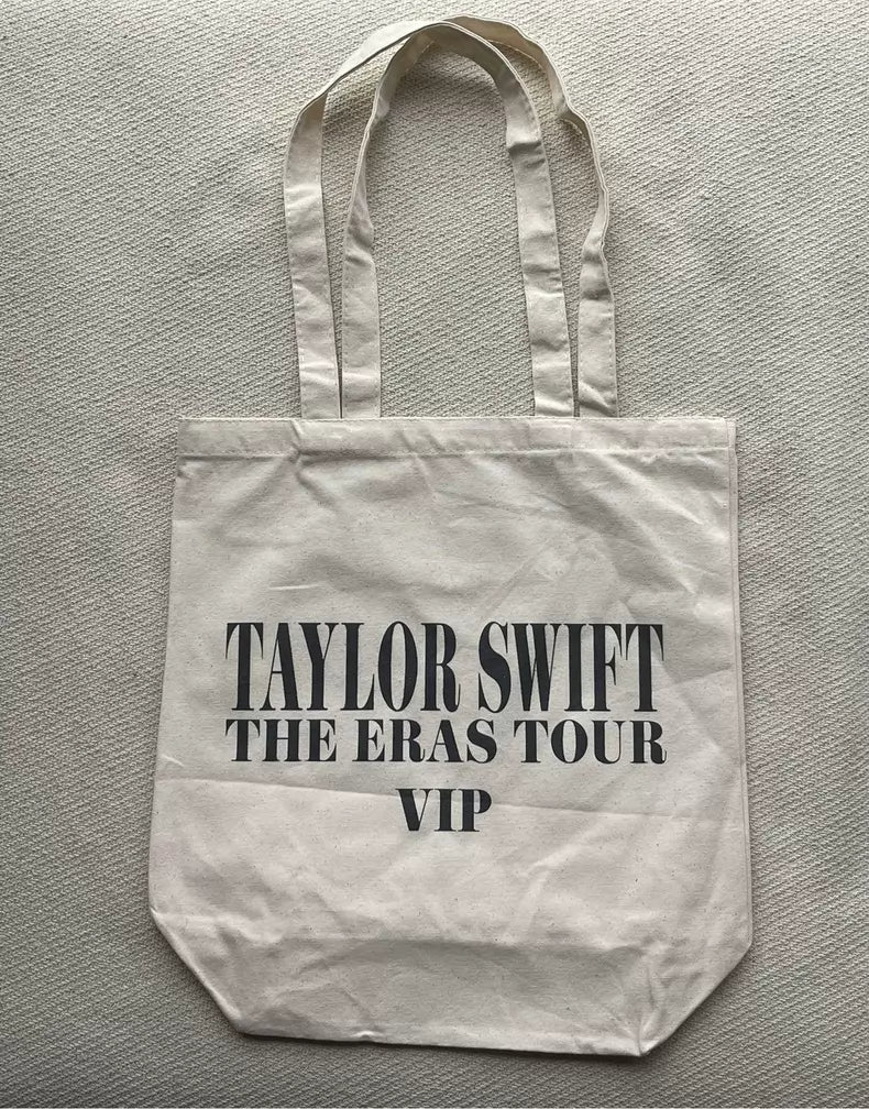 Taylor Swift The Eras Tour VIP Canvas Tote Bag