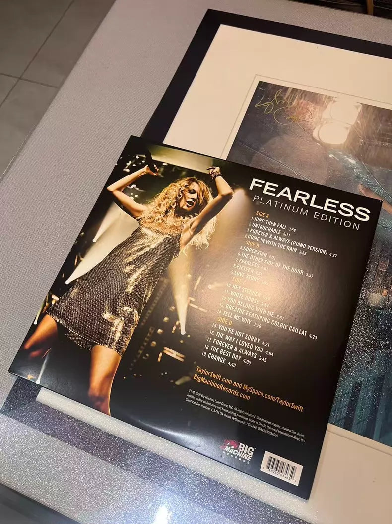 Taylor Swift Fearless RSD Europe Transparent Gold Vinyl 2LP – Opened