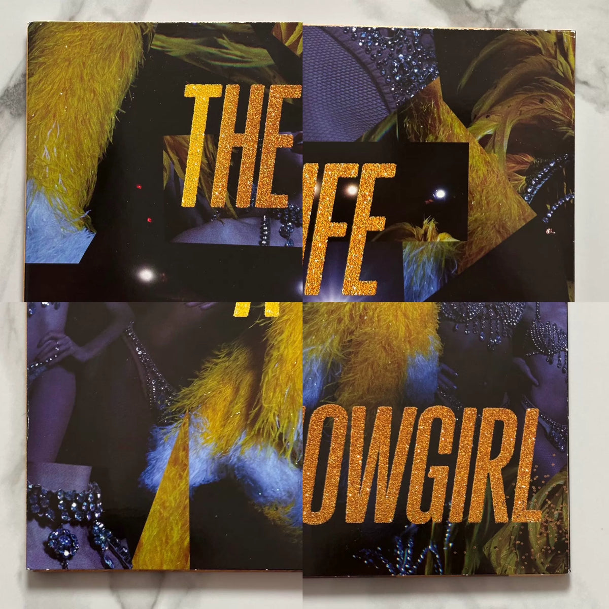 Taylor Swift – The Life of a Showgirl, Yellow Splatter Vinyl LP – actual item photograph 3