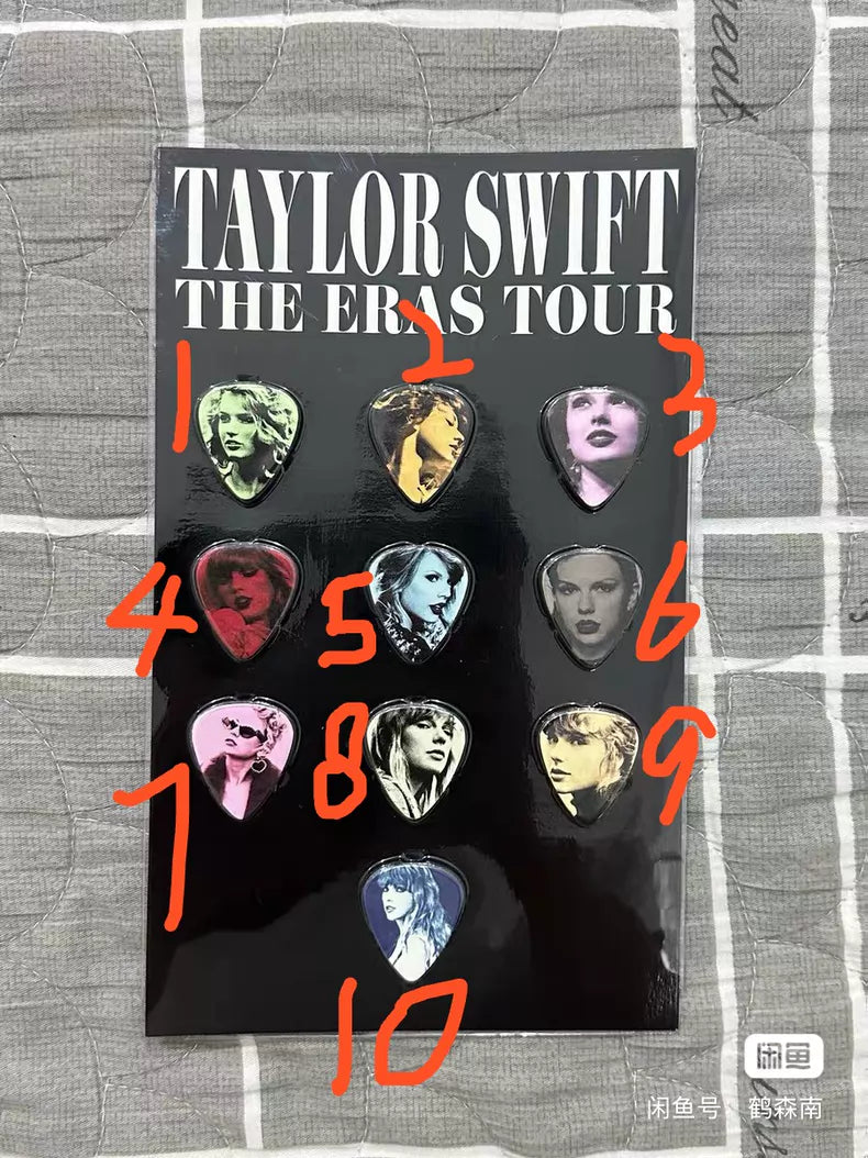 Taylor Swift The Eras Tour Official Guitar Pick Pair