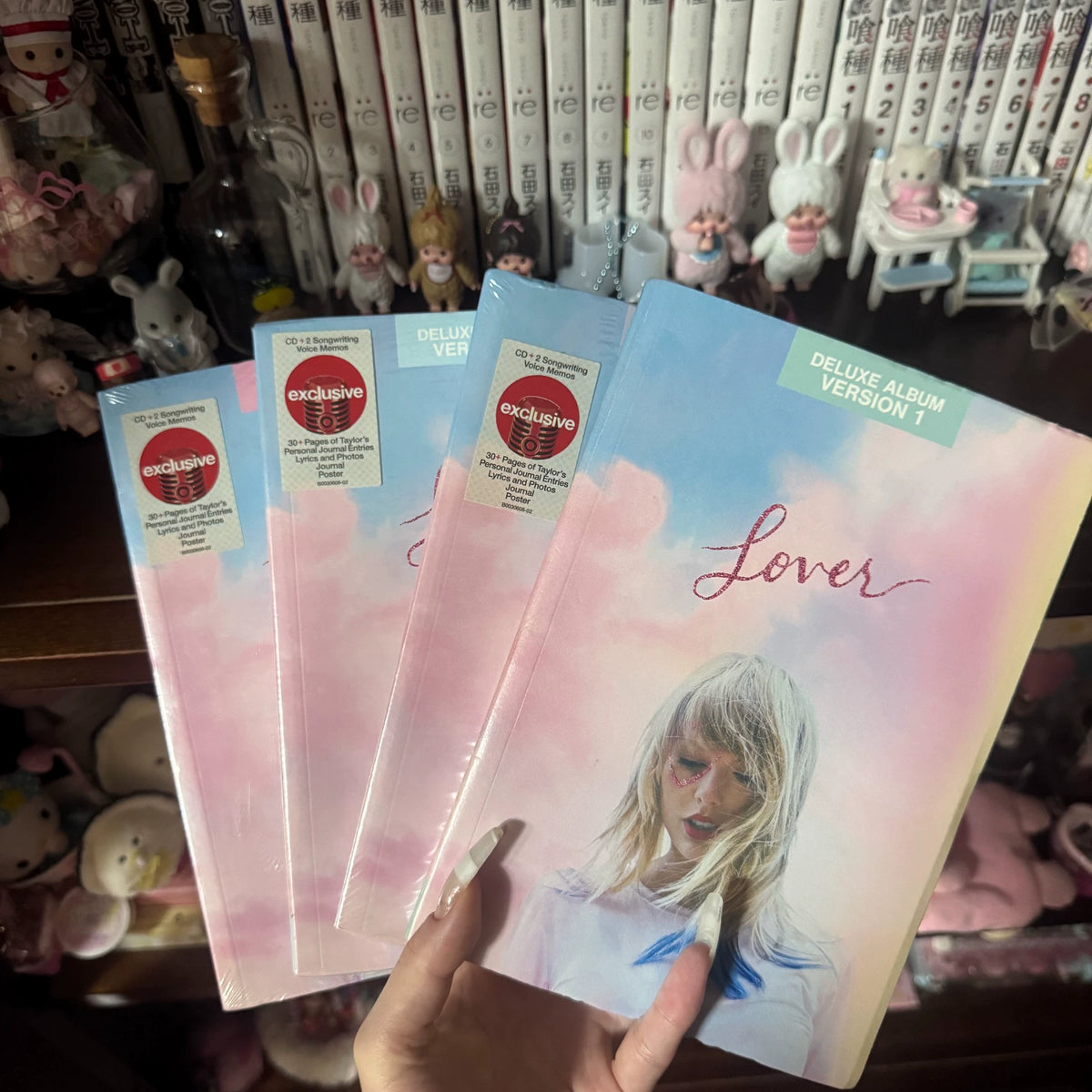 Taylor Swift – Lover – US Deluxe CD Editions 1–4 Complete Set – actual item photograph 1