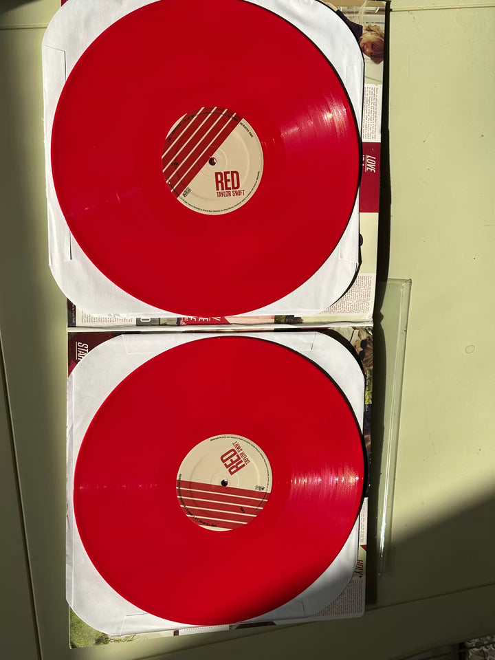 Taylor Swift – Red, Seller-Listed ACM Red Vinyl, Discs Only (2LP)