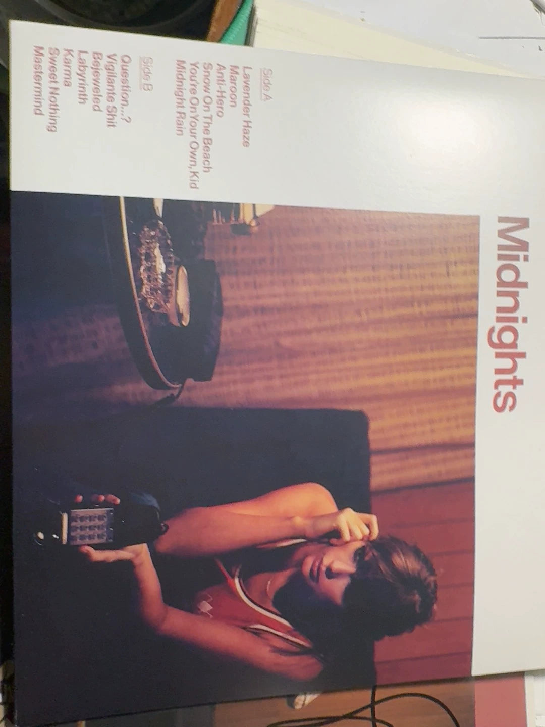 Taylor Swift – Midnights Blood Moon, Seller-Listed Heart-Signed Vinyl (LP) – photo 3