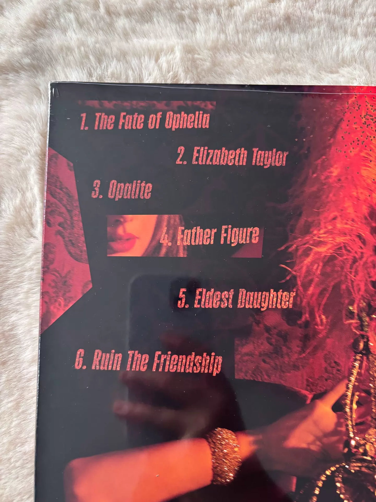 Taylor Swift – The Life of a Showgirl – Portofino Orange Glitter Vinyl, Sealed – detail 5