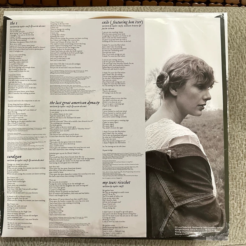 Taylor Swift – Folklore Beige Vinyl 2LP