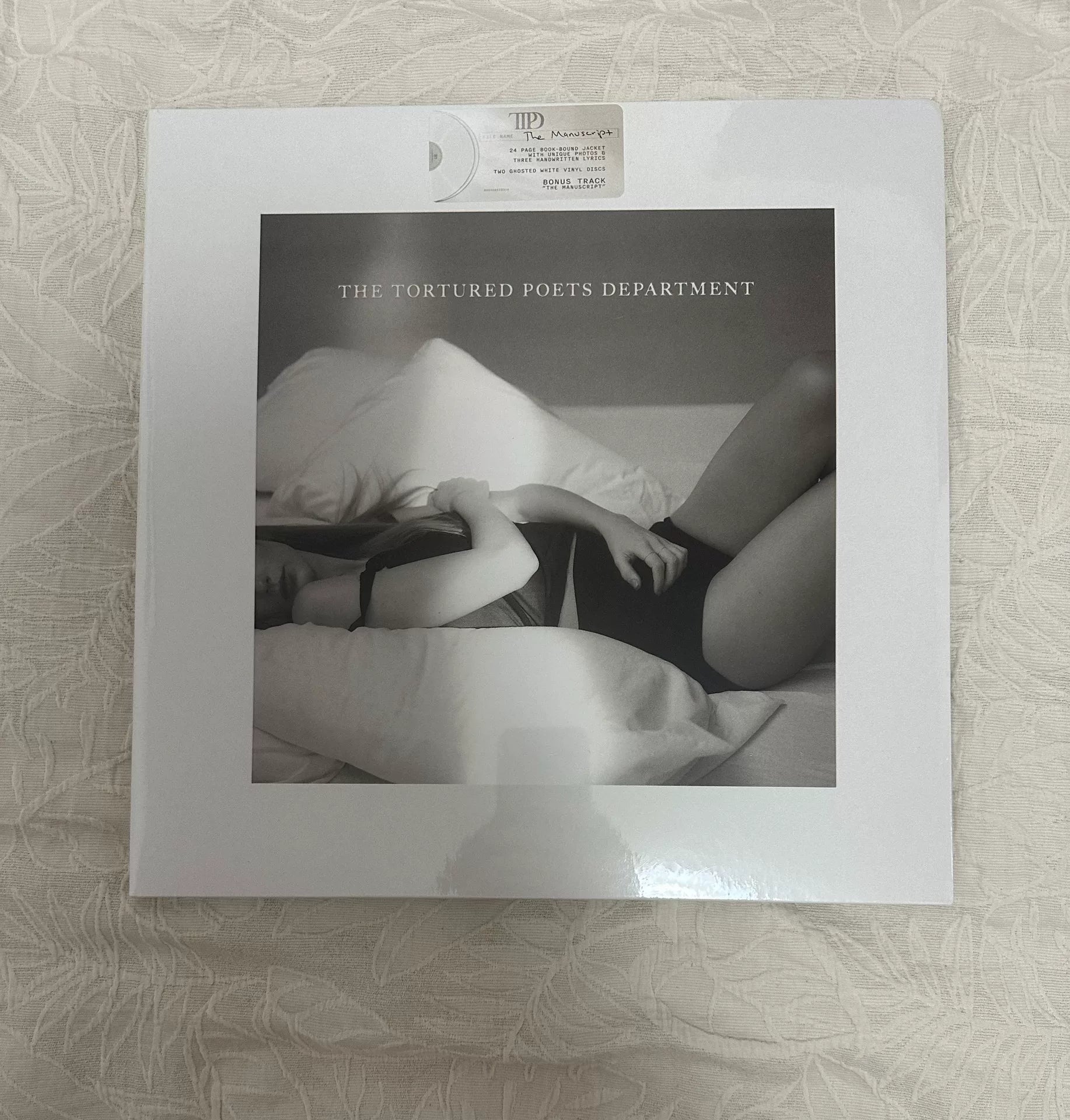 Taylor Swift – The Tortured Poets Department Signed White Vinyl Set