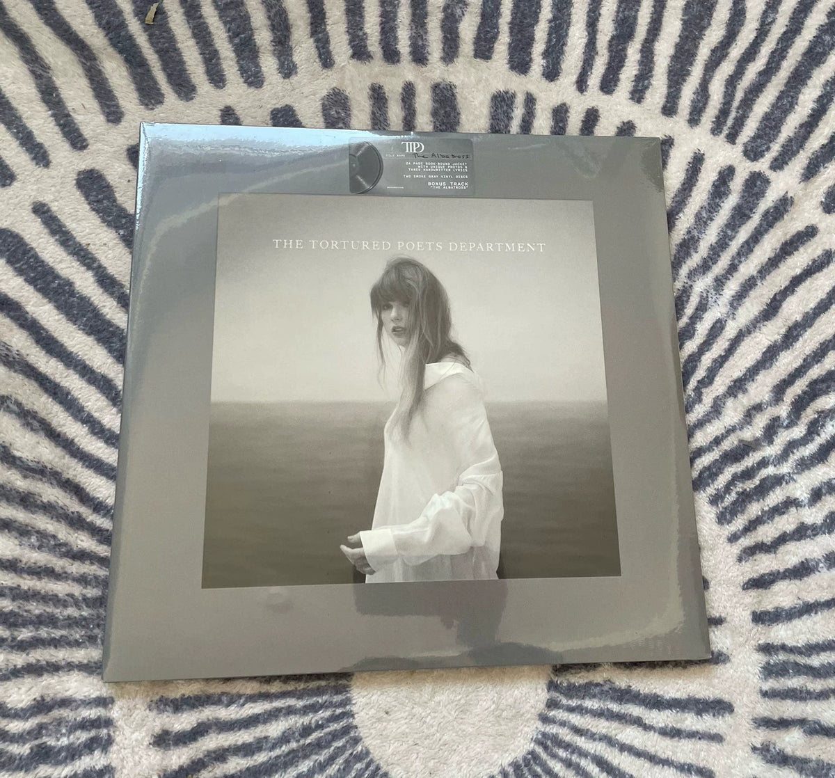 Taylor Swift – The Tortured Poets Department – The Bolter Grey 2LP – actual item photograph 1