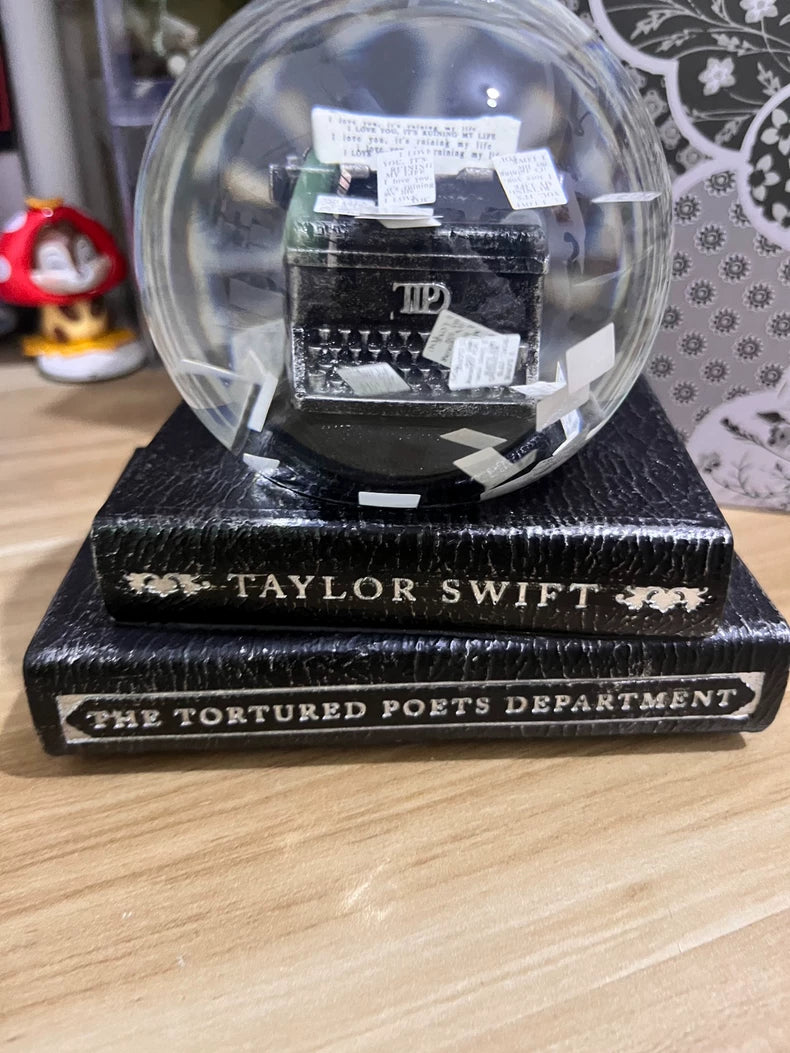 Taylor Swift TTPD Typewriter Snow Globe