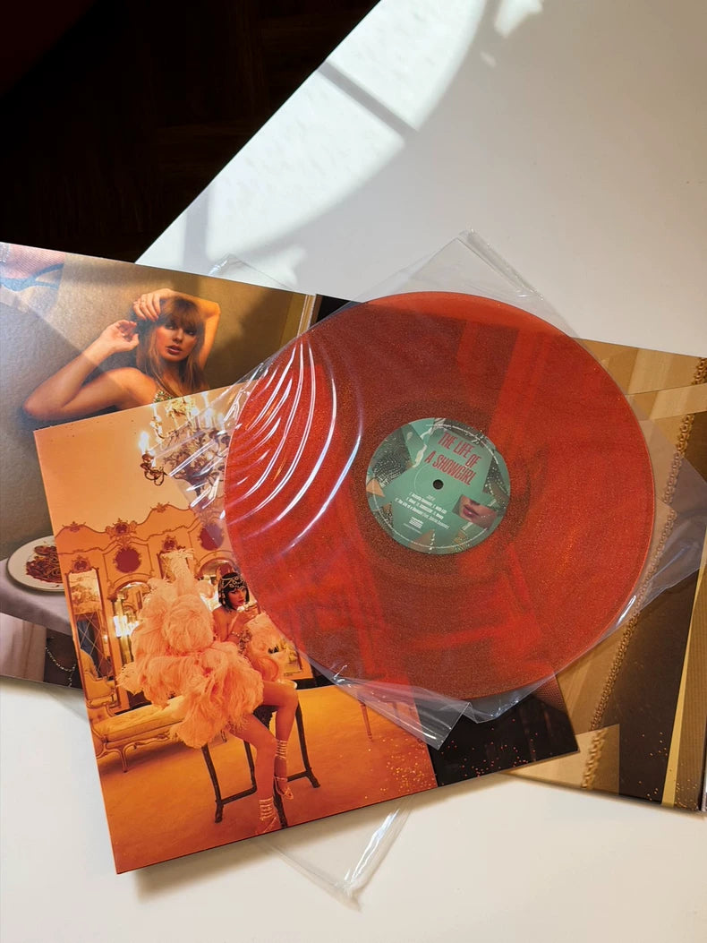 Taylor Swift – The Life of a Showgirl Orange Glitter Vinyl 2LP — detail 2