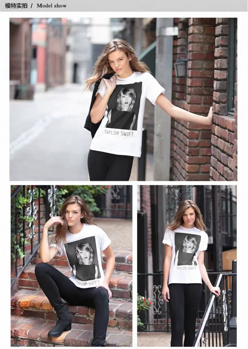 Taylor Swift – 1989 Tour Official White T-Shirt (Size L)