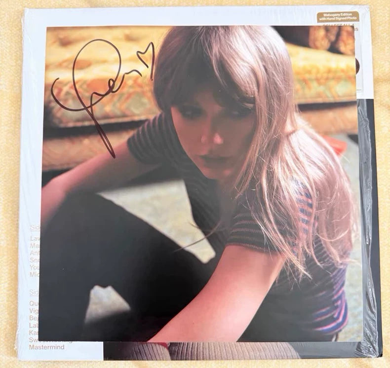 Taylor Swift – Midnights Mahogany Vinyl with Signed Art Card