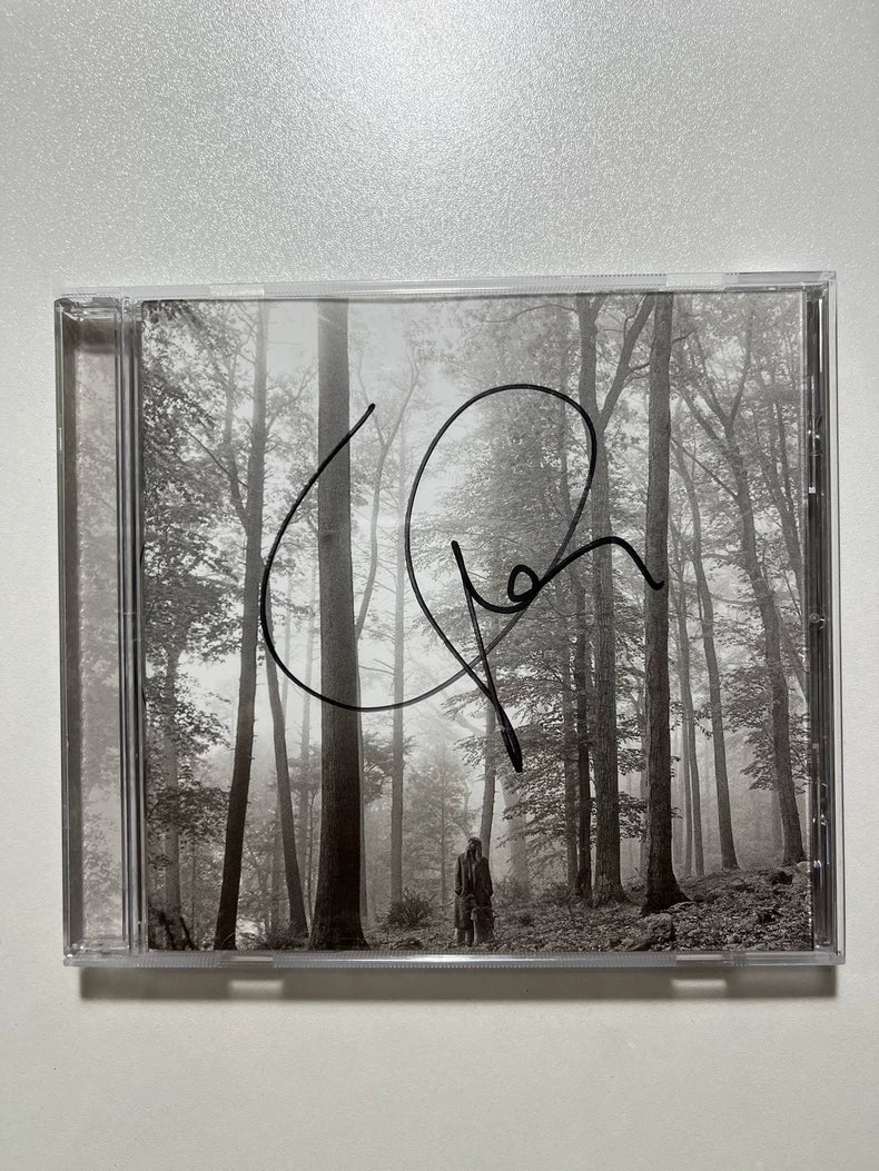 Taylor Swift folklore Signed CD – Displayed Condition