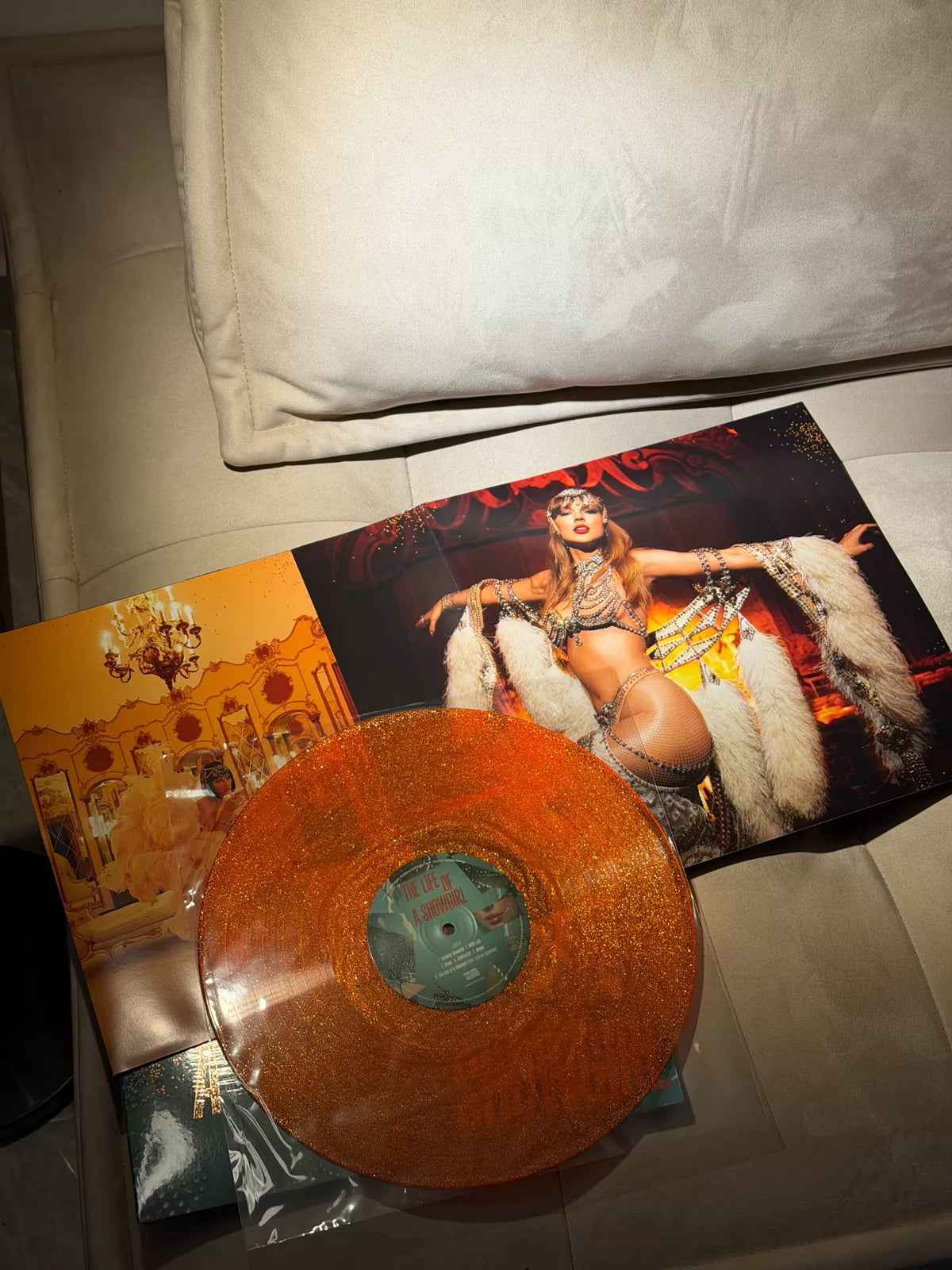 Taylor Swift – The Life of a Showgirl – Orange Vinyl, Opened