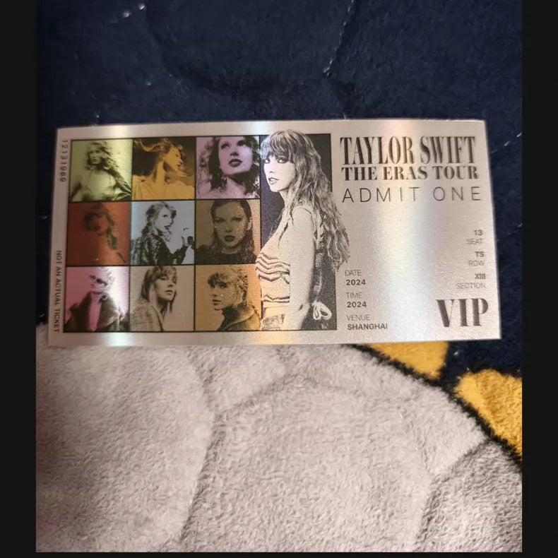 Taylor Swift The Eras Tour 2024 VIP holographic commemorative ticket