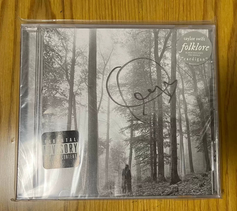 Taylor Swift folklore First-Batch Wide-Label Signed CD – Sealed