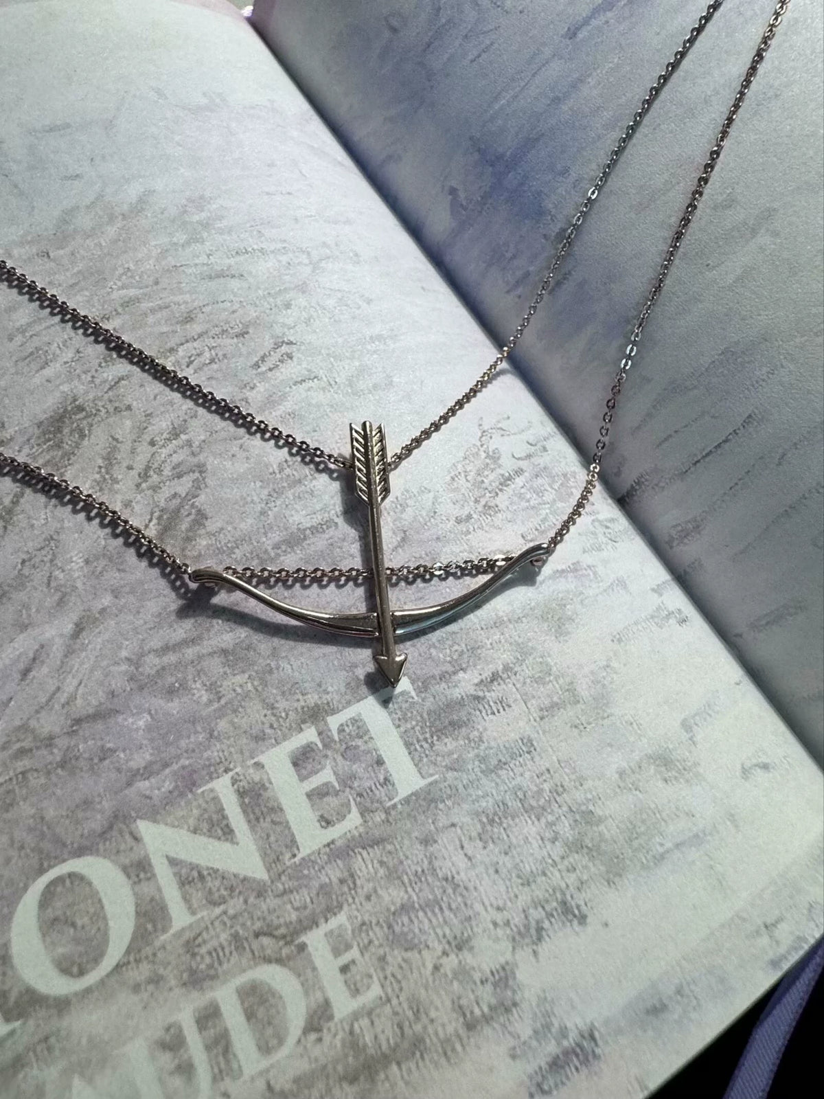 Taylor Swift – The Archer Bow-and-Arrow Necklace – actual item photograph 2