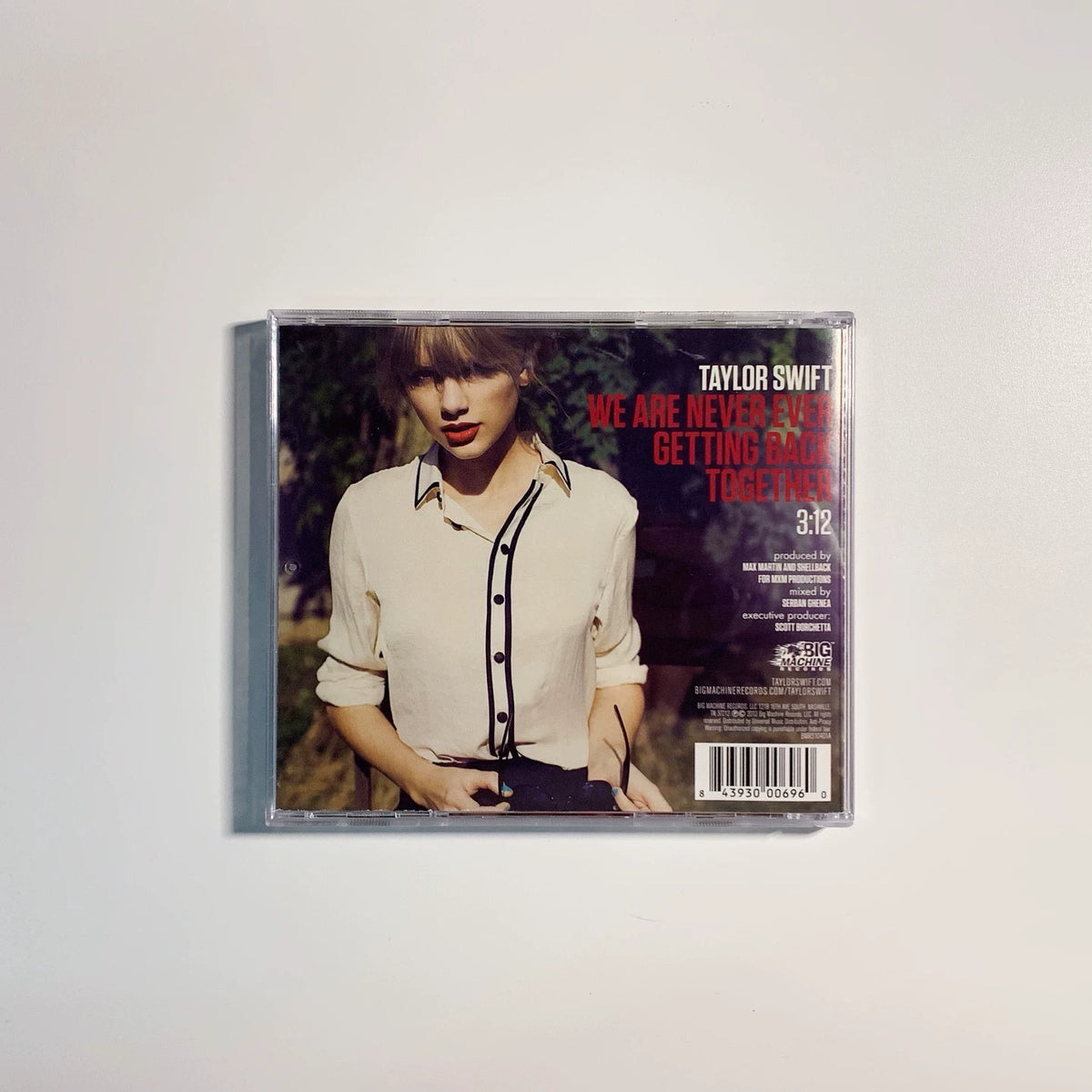 Taylor Swift – We Are Never Ever Getting Back Together — US CD Single — actual item photo 2