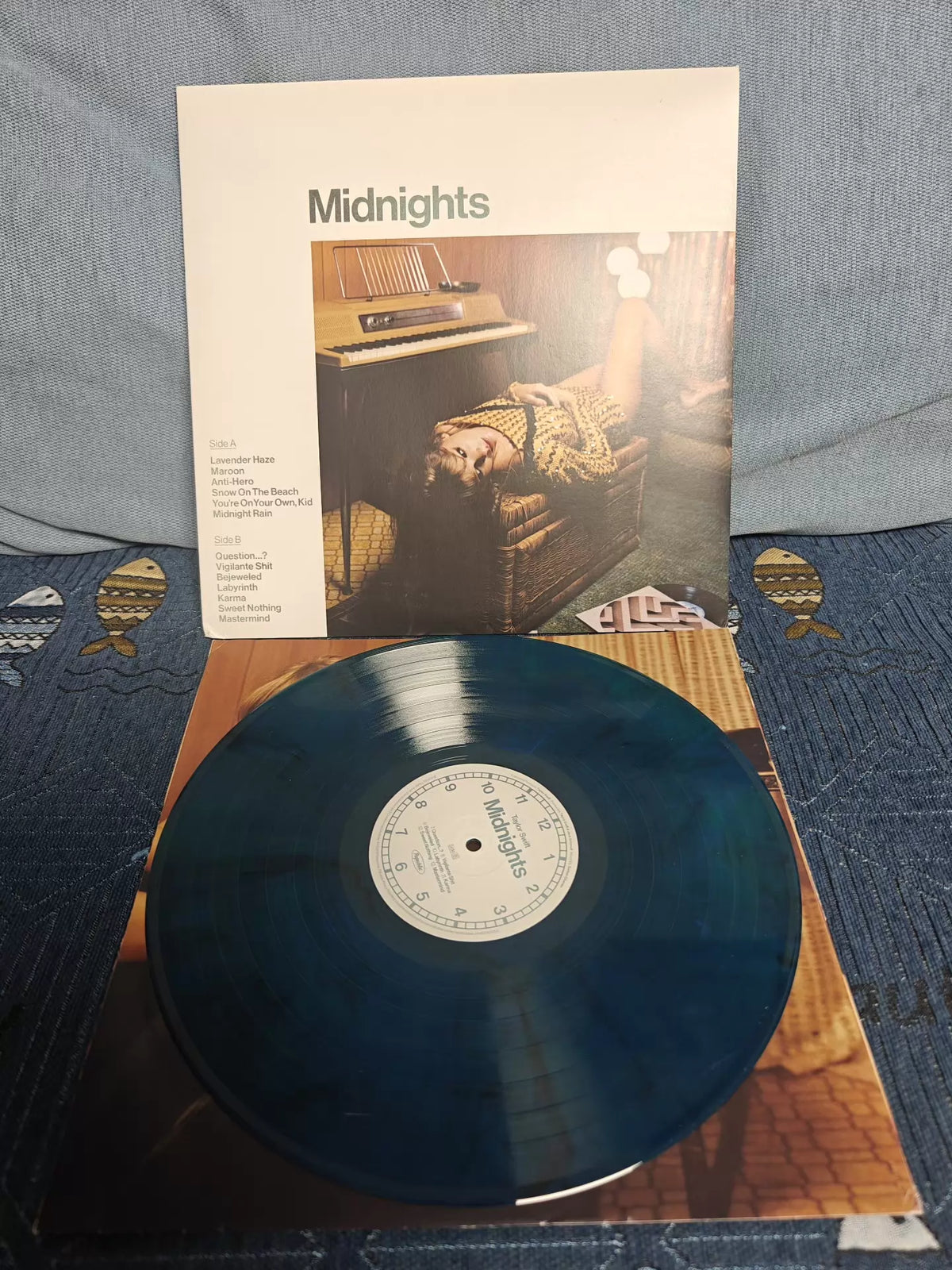 Taylor Swift – Midnights — Jade Green Vinyl, Opened — actual item photo 1