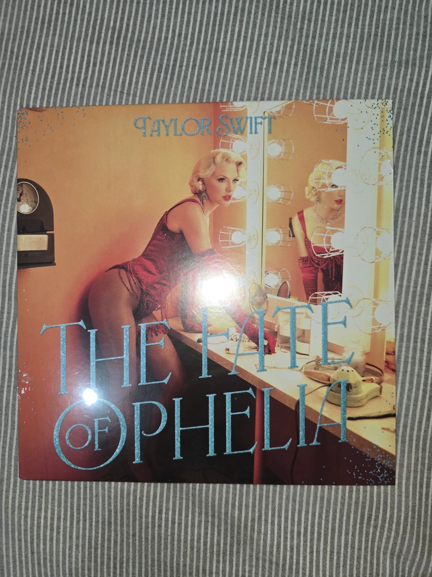 Taylor Swift The Fate of Ophelia orange glitter 7-inch