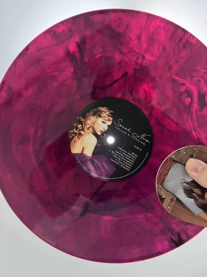 Taylor Swift – Speak Now (Taylor's Version) Purple Vinyl 3LP (Opened) – actual product photo 3